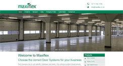 Desktop Screenshot of maxiflex.co.za